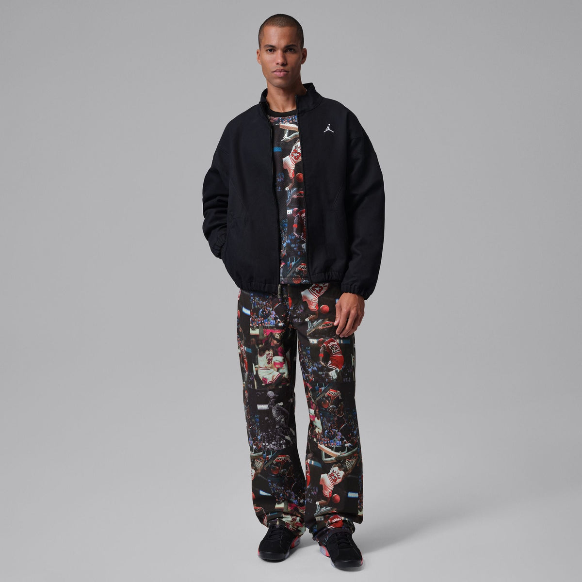 Air Jordan Flight Printed Long-Sleeve Jersey - Men's
