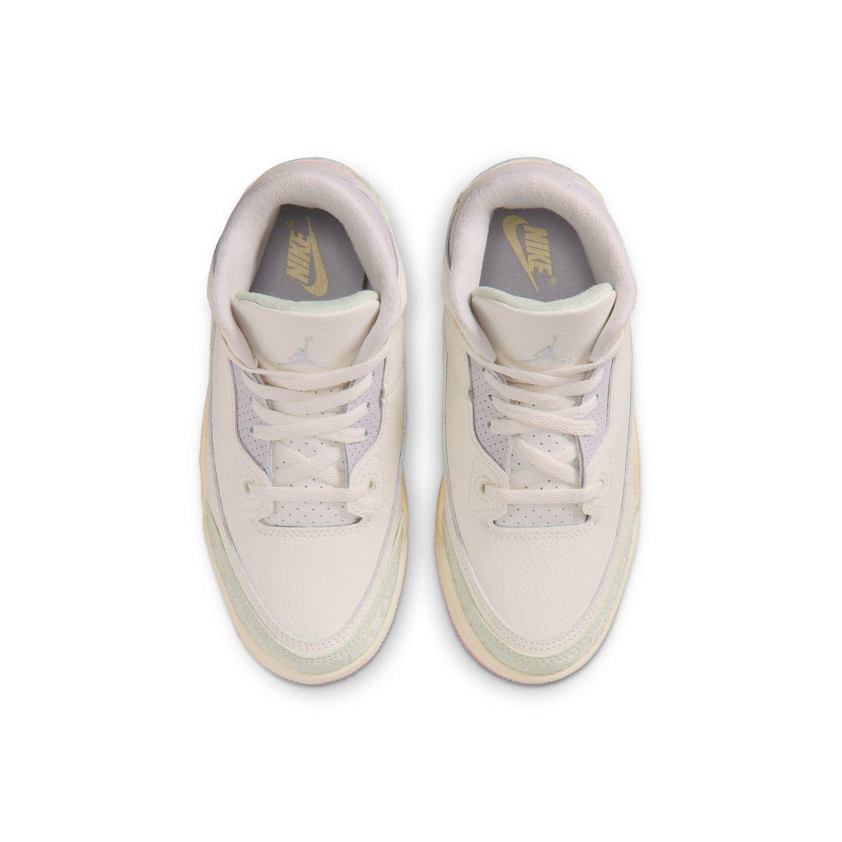 Air Jordan 3 Retro "Sail and Jade Aura" - Preschool