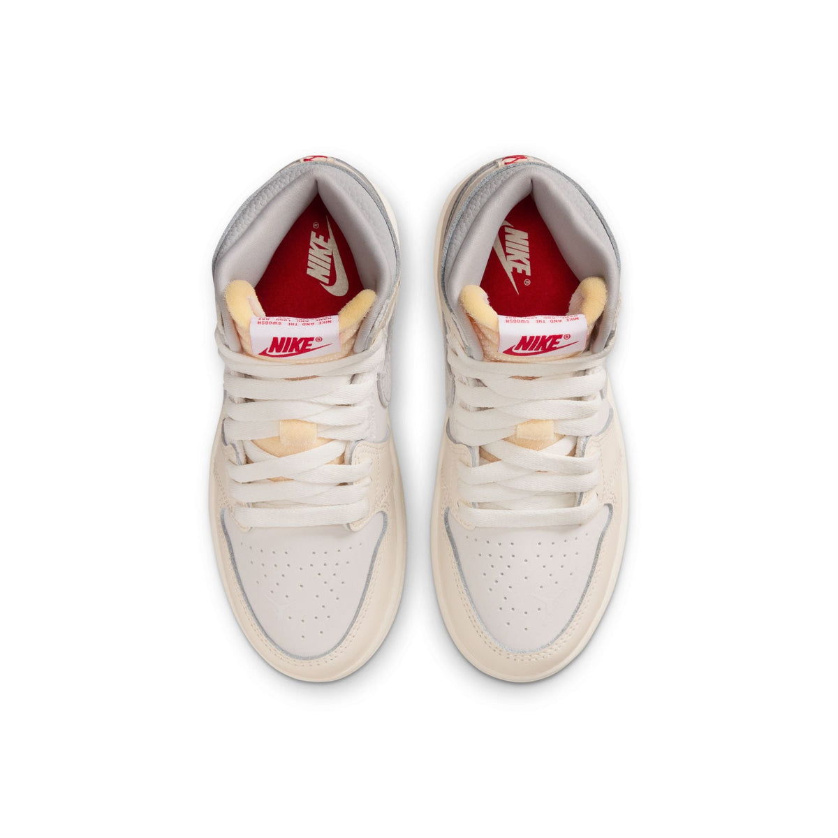 Air Jordan 1 Retro High OG "Sail University Red" - Youth Sneakers