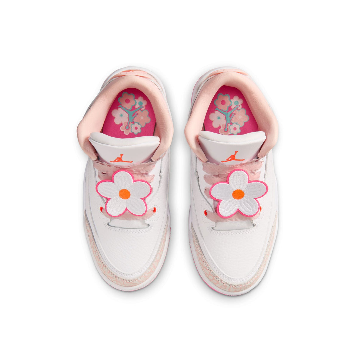 Air Jordan 3 Retro "Spring Flowers" - Youth Sneakers