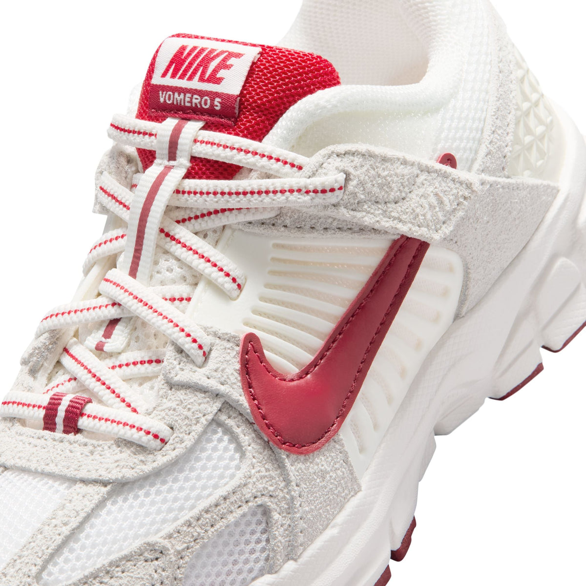 Nike Vomero 5 SE "Sail Crimson University Red"- Youth Sneakers