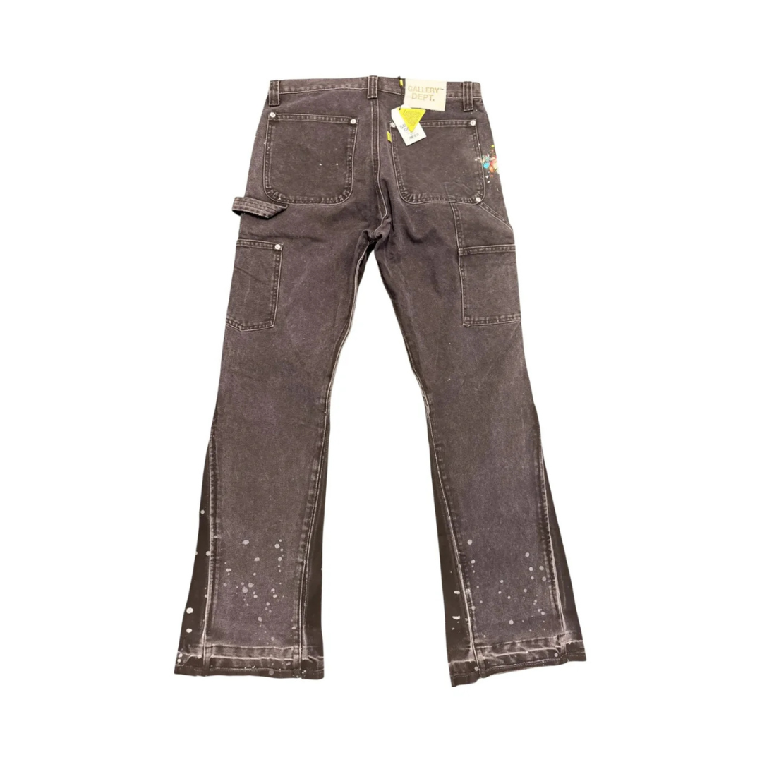 Gallery Dept. 'Carpenter Paint Splatter' Brown Jeans - Men's