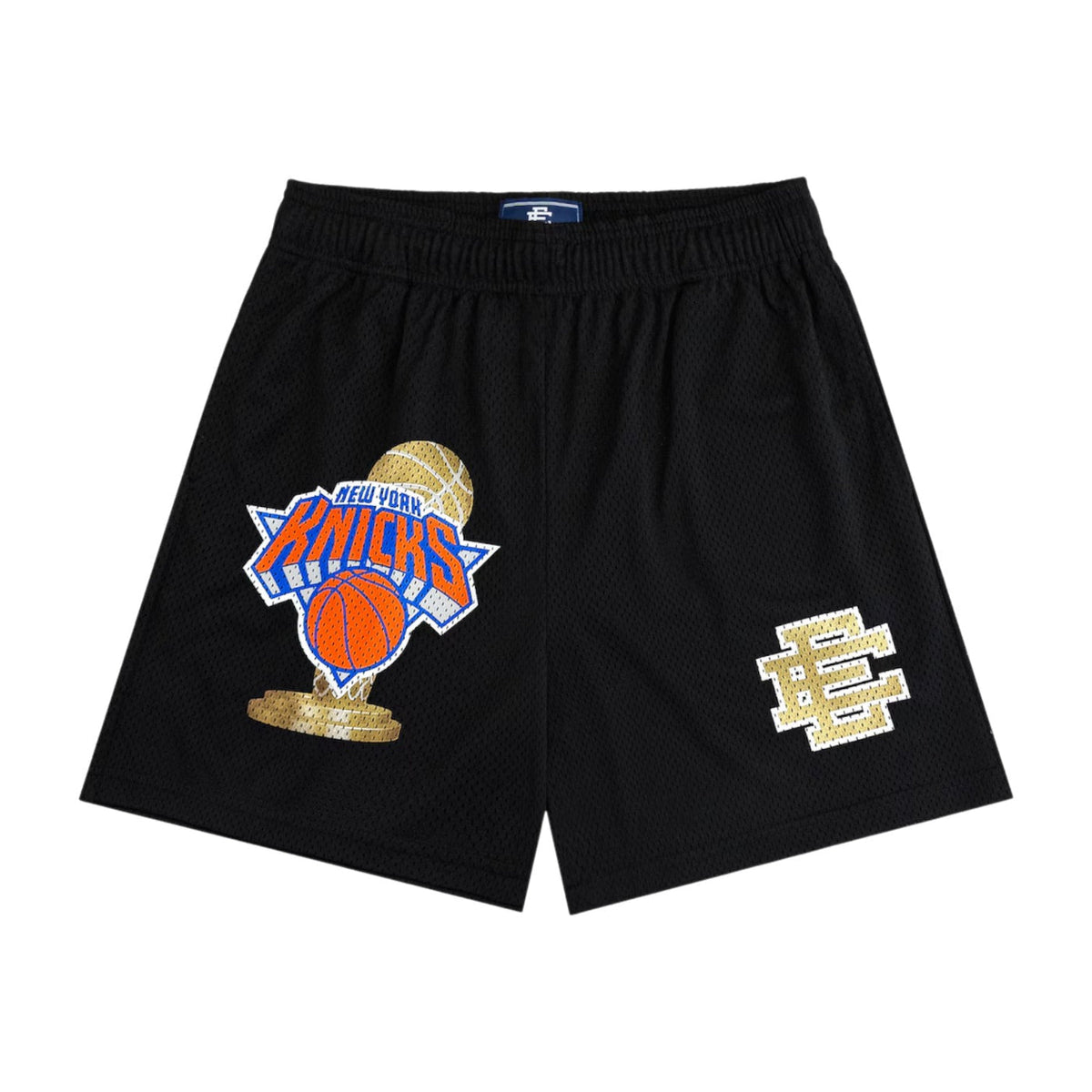 Eric Emanuel 'Championship Knicks' Black & Gold Shorts