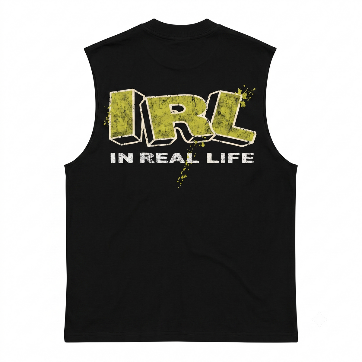 In Real Life FBI Cut Off Sleeveless Tee - Men's