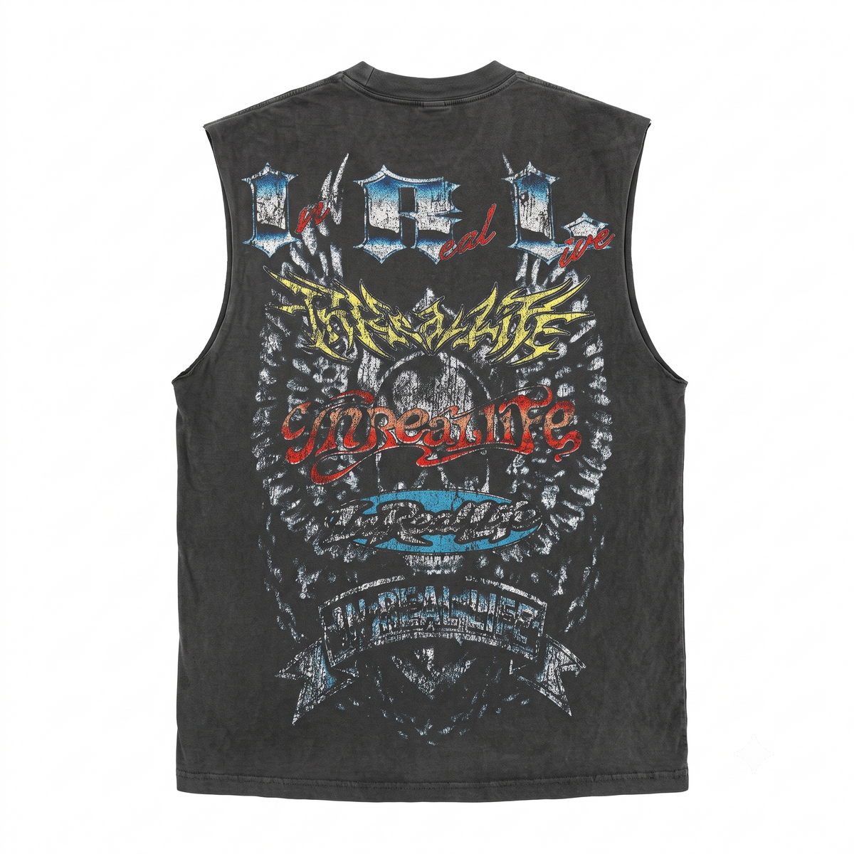 In Real Life Kiss Cut Off Sleeveless Tee - Men's