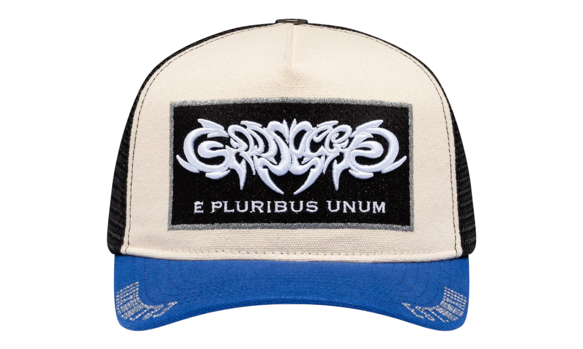 Godspeed 'E Pluribus' White & Blue Trucker Hat