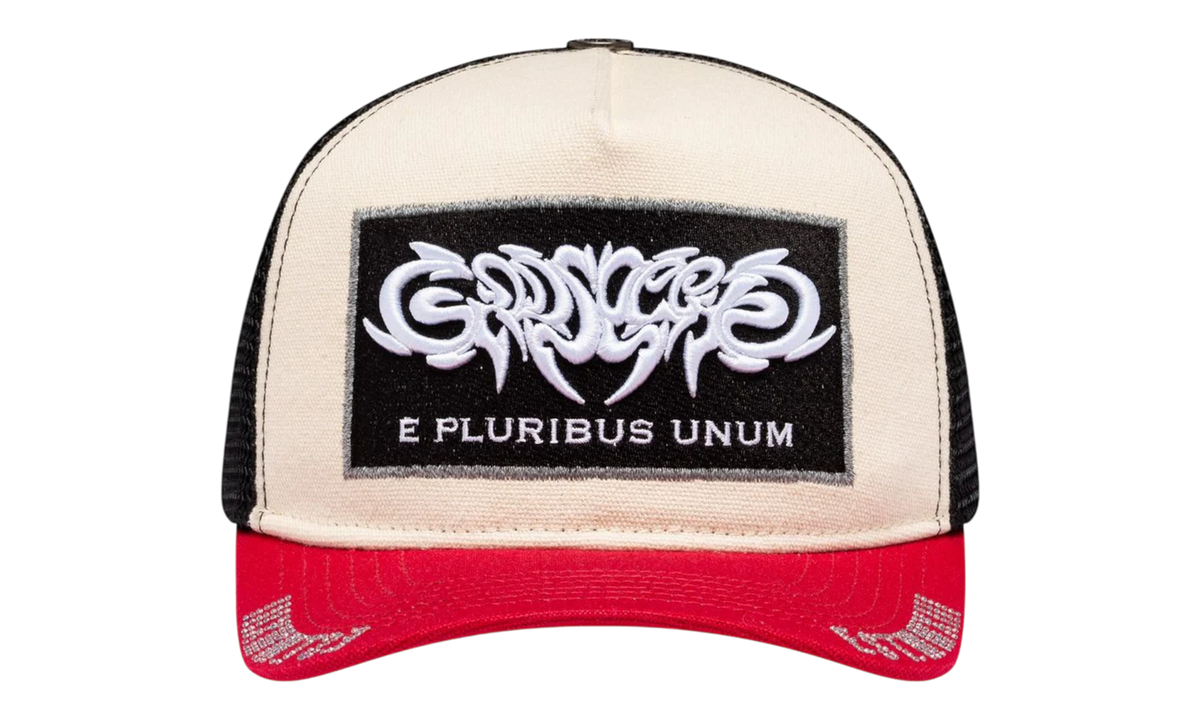 Godspeed 'E Pluribus' White & Red Trucker Hat