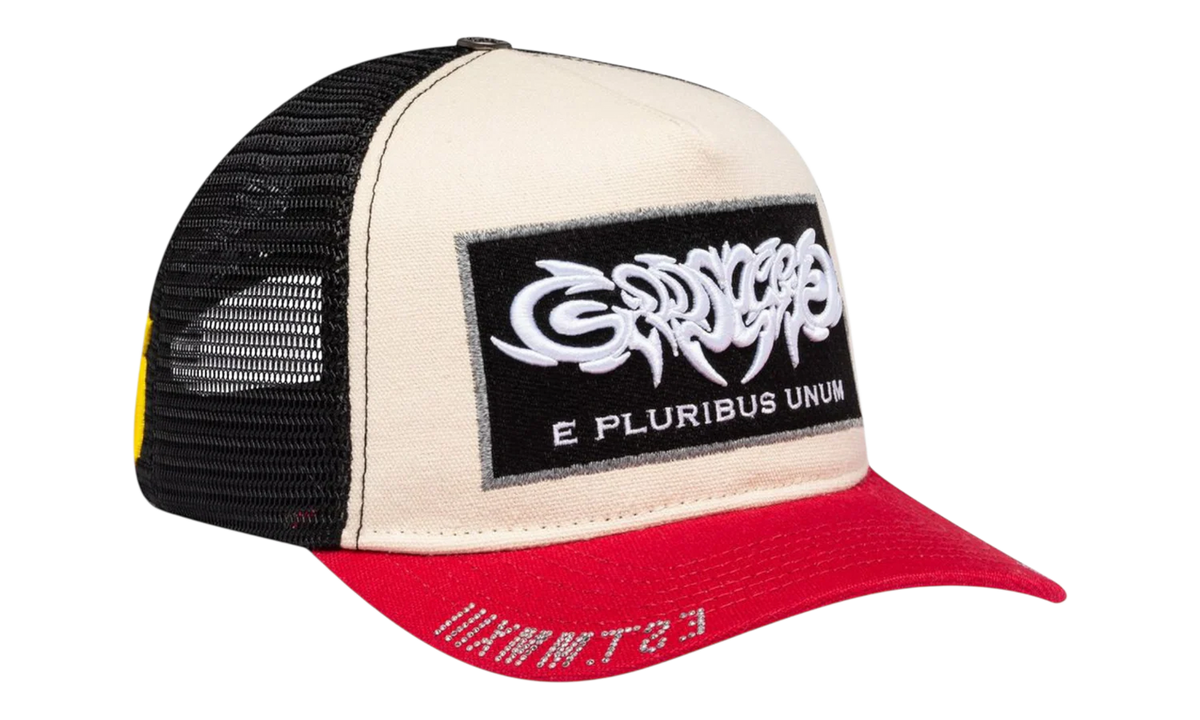 Godspeed 'E Pluribus' White & Red Trucker Hat