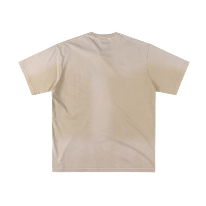 Saint Vanity 'Griffin' Cream & Brown Tee - Men's