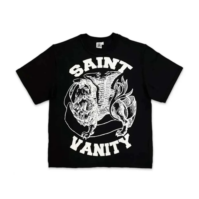 Saint Vanity 'Griffin' Black & White Tee - Men's