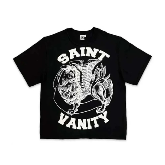 Saint Vanity 'Griffin' Black & White Tee - Men's