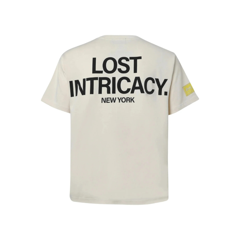 Lost Intricacy 'Kiss Liberty' Cream Tee - Men's