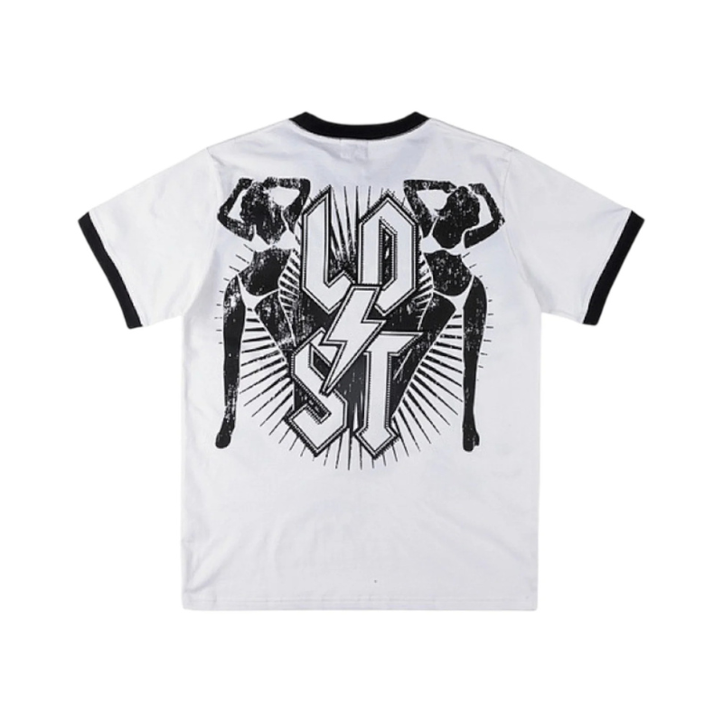 Lost Intricacy 'Angel Eyes' White Tee - Men's