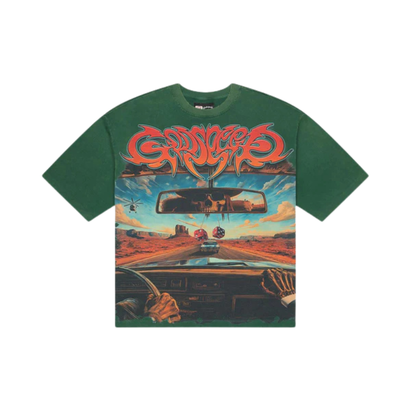 Godspeed 'On The Run' Green Tee - Men's