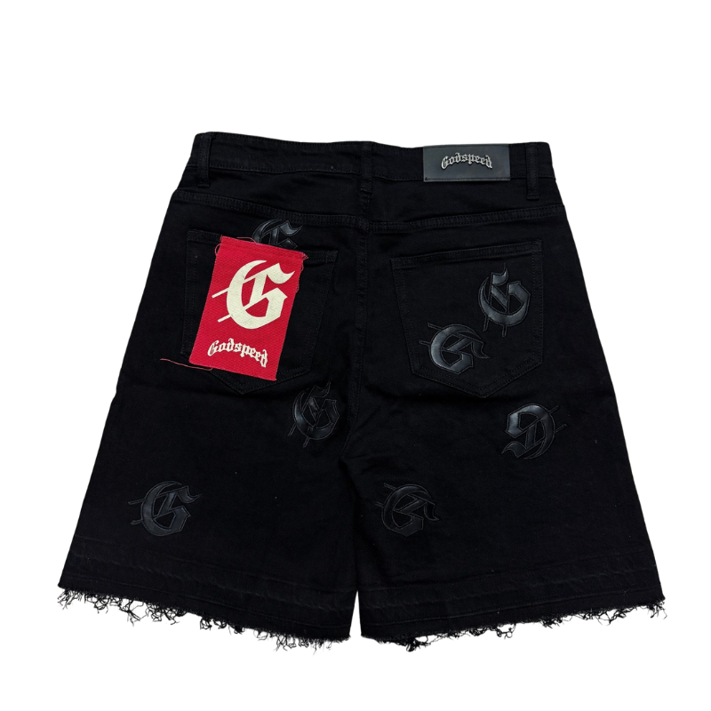 Godspeed Infinity Denim Shorts Black - Men's