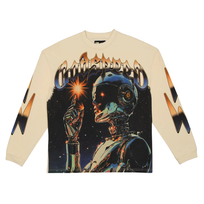 Godspeed Sputnik Moment Tee Bone Cream - Men's