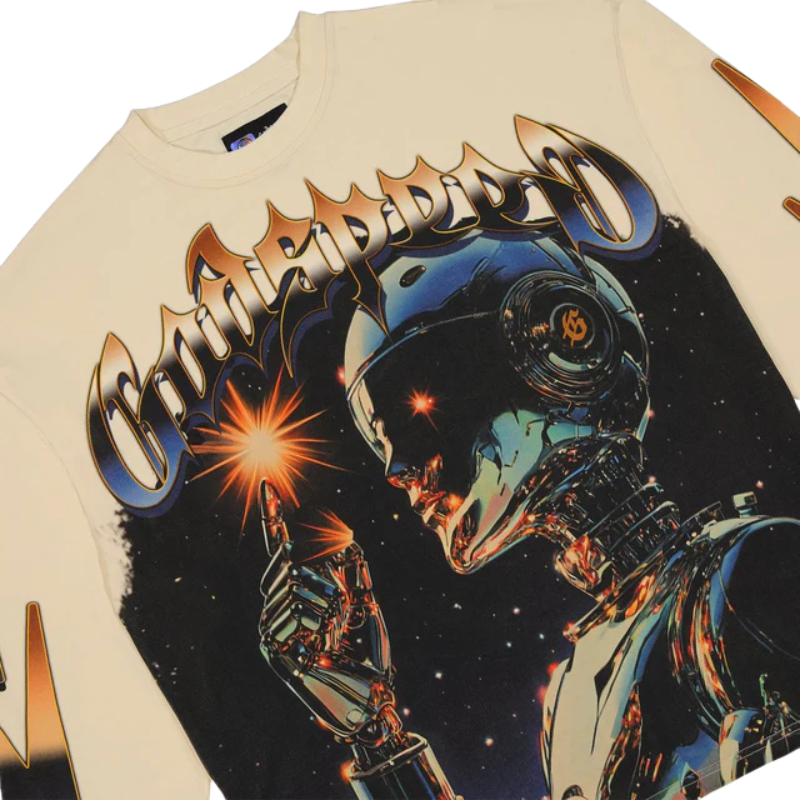 Godspeed Sputnik Moment Tee Bone Cream - Men's