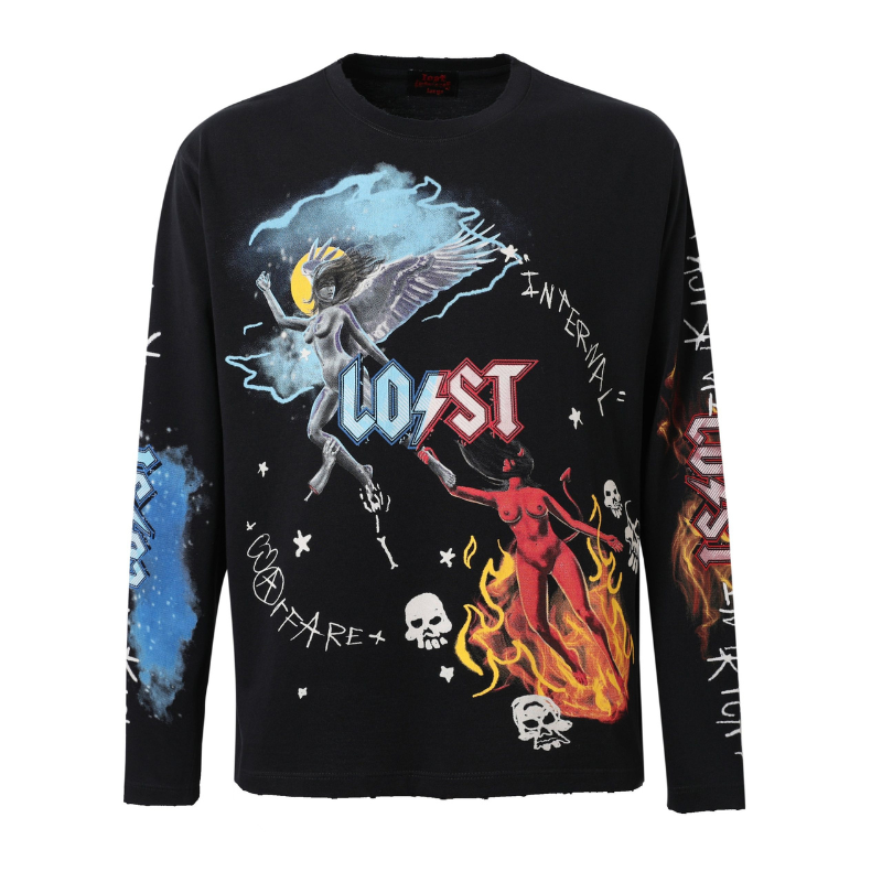 Lost Intricacy Heaven & Hell Long Sleeve Tee