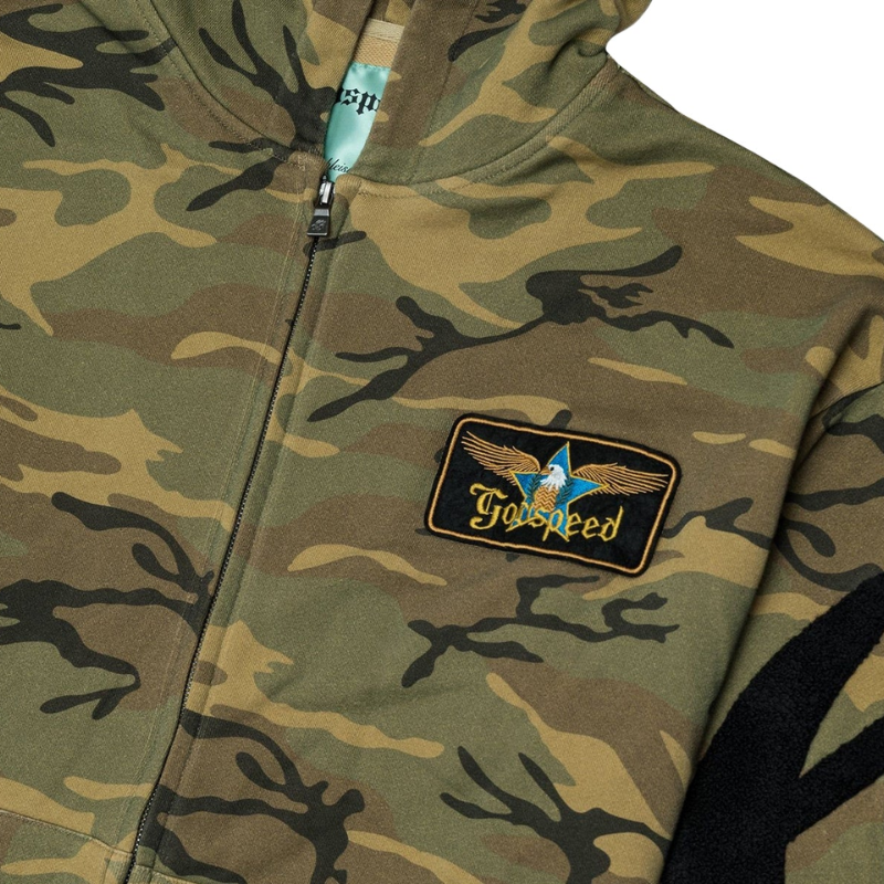 Godspeed 'Squadron' Camo Green Hoodie
