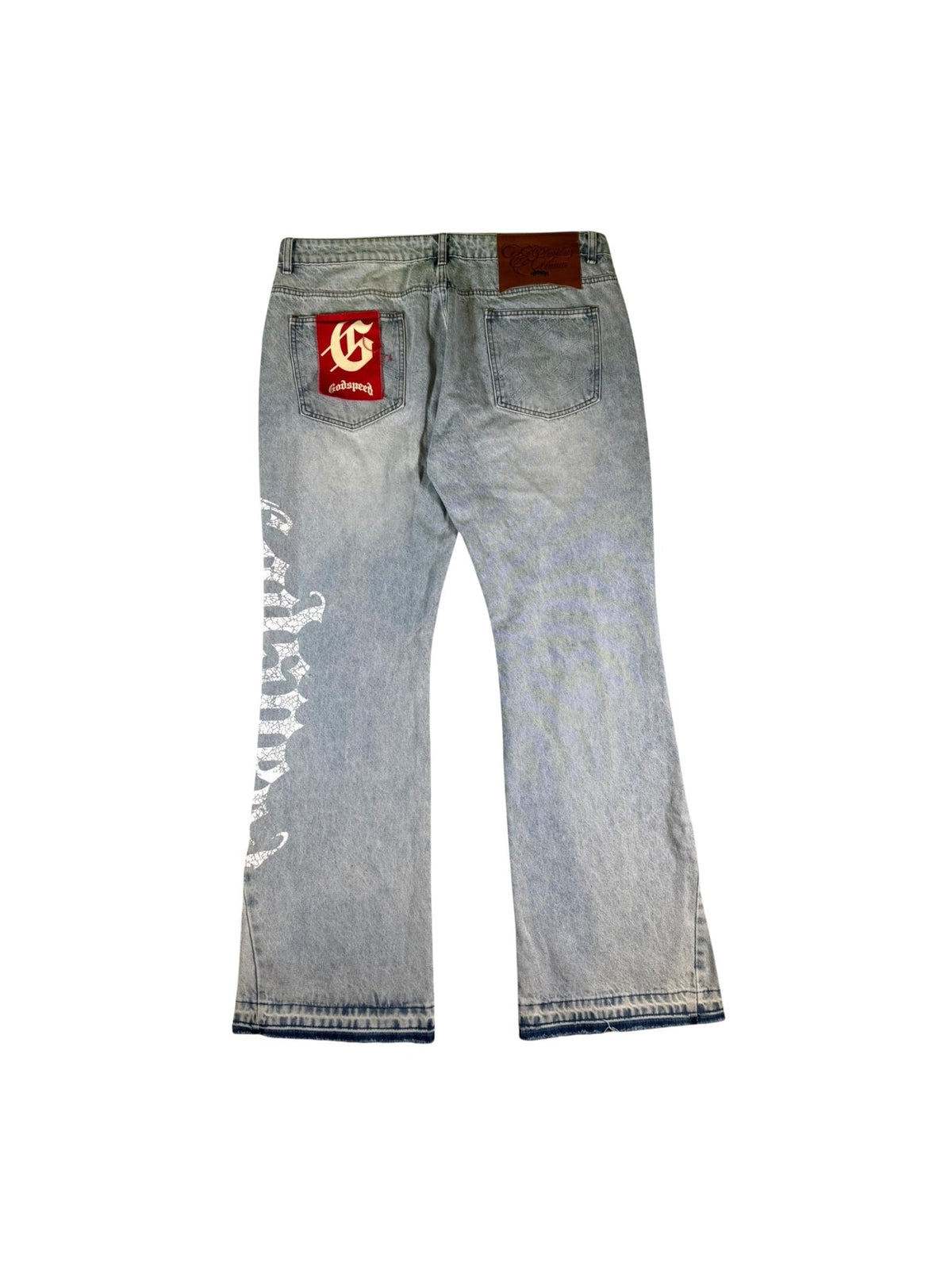 Godspeed "OG Logo Flared" Light Wash Jeans