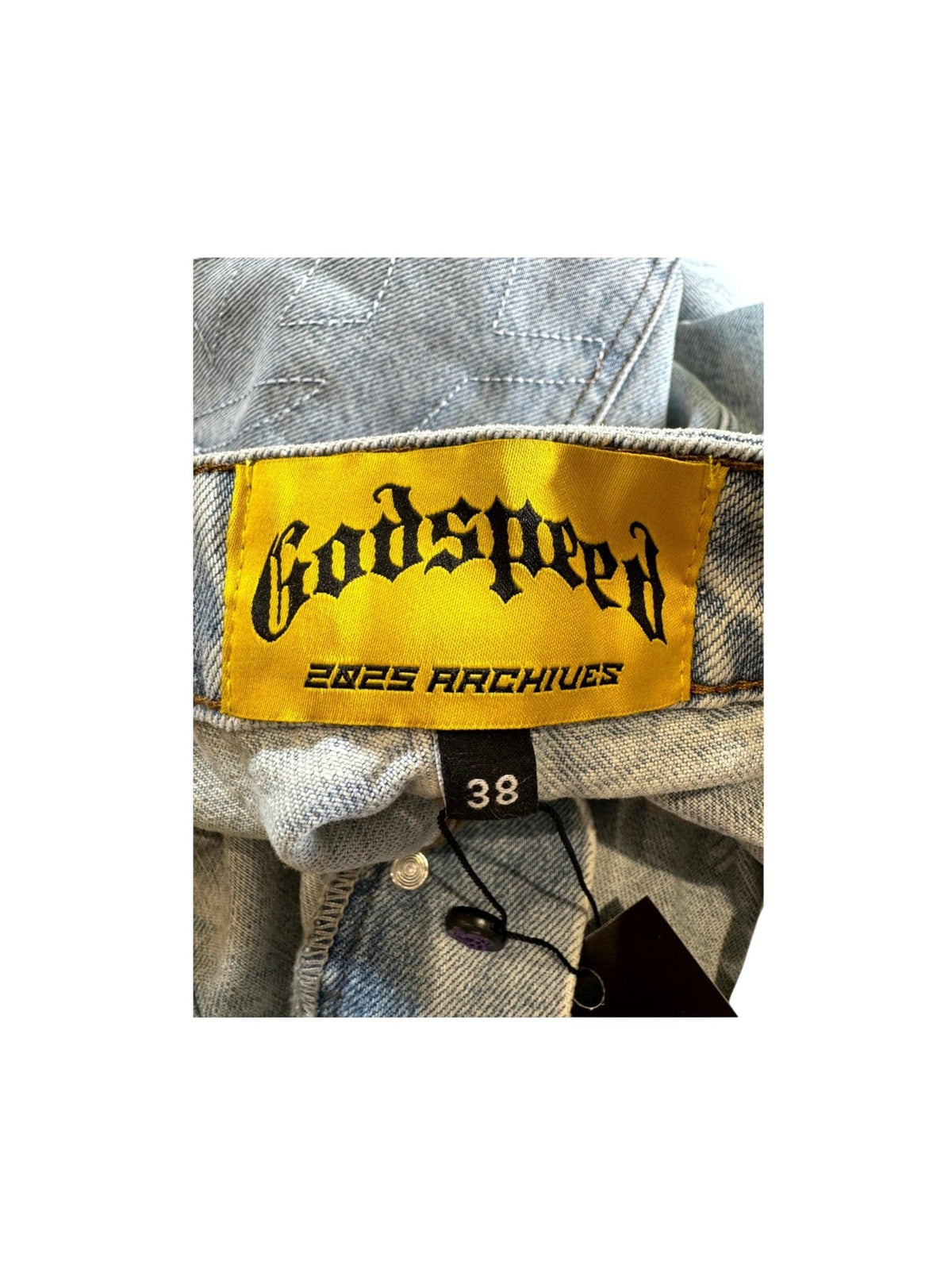 Godspeed "OG Logo Flared" Light Wash Jeans