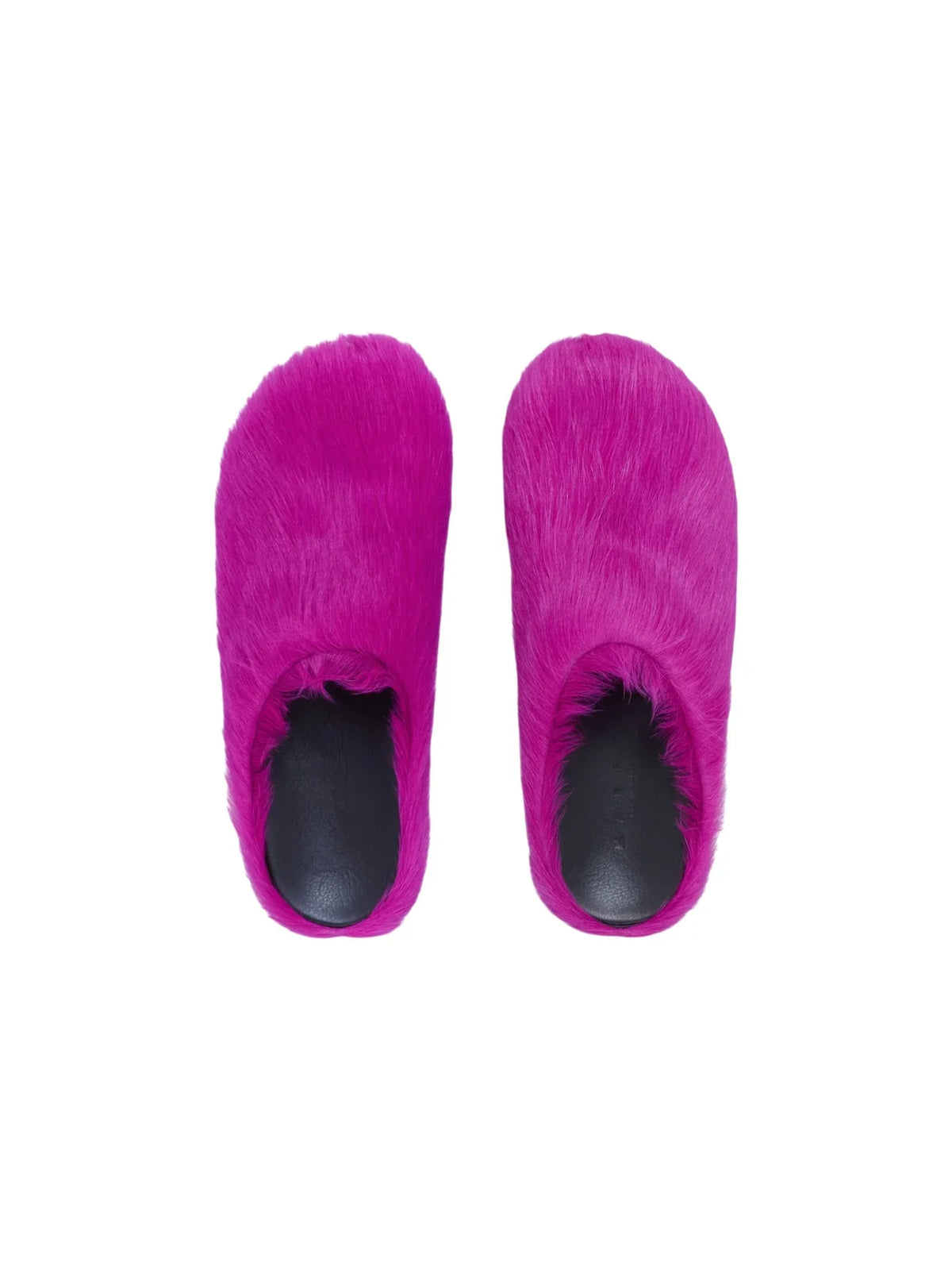Marni 'Fussbett Sabot' fuchsia slide