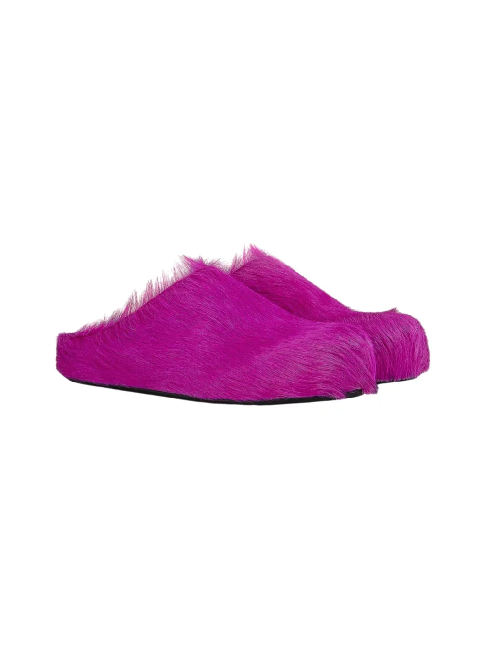 Marni 'Fussbett Sabot' fuchsia slide