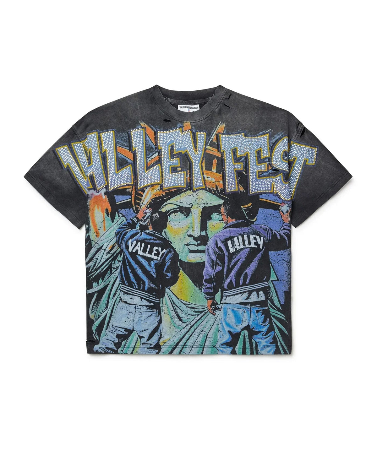 Vale Forever 'Graffiti Bling' Black Tee