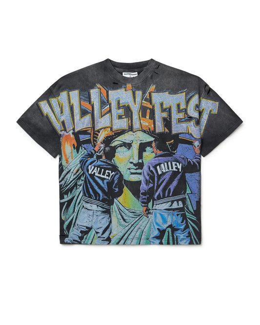 Vale Forever 'Graffiti Bling' Black Tee