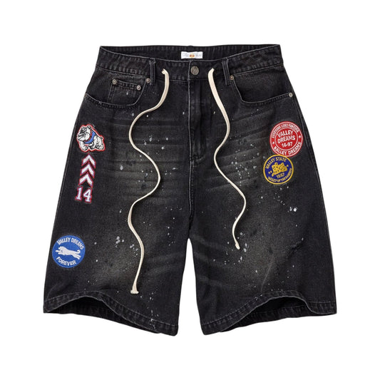 Vale Forever 'Paradise' Black Jean Shorts
