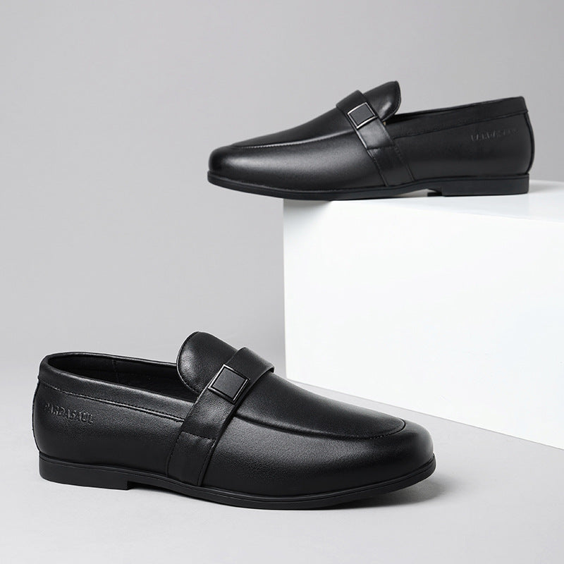 British-style Summer Trendy Casual Leather Shoes For Men