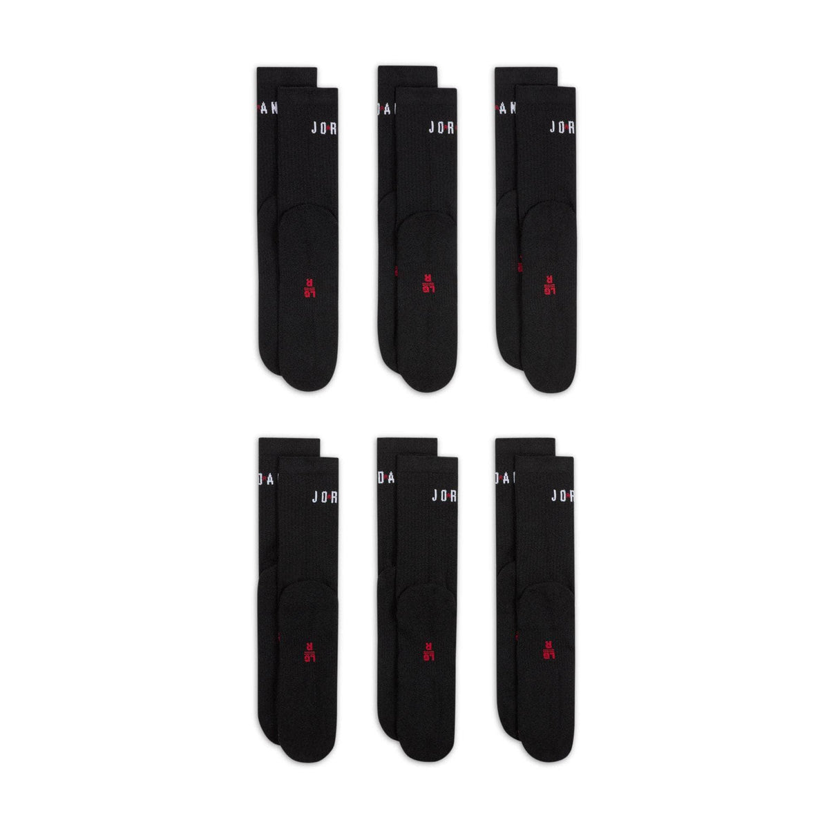 Air Jordan Everyday Crew Socks (6 Pairs)