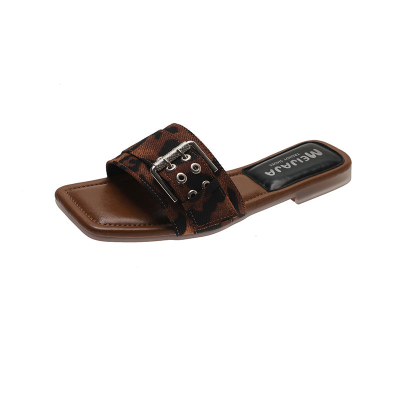 Bestseller Women's Outdoor Slides, New Summer 2026, Fashion Versatile Flat Sandals, Comfortable All-Day Wear To Match Dresses