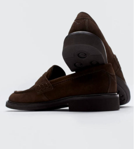 Business Formal Leather Casual Slip-On Loafers Flat Leather Shoes
