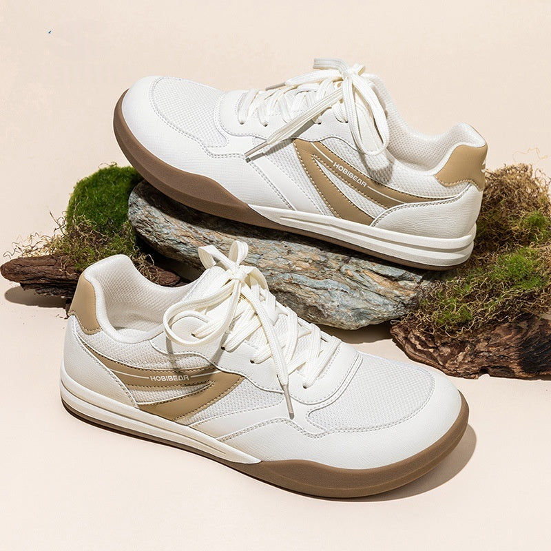 Mens Casual Sports Wide Toe Box Flat Single-layer Shoes