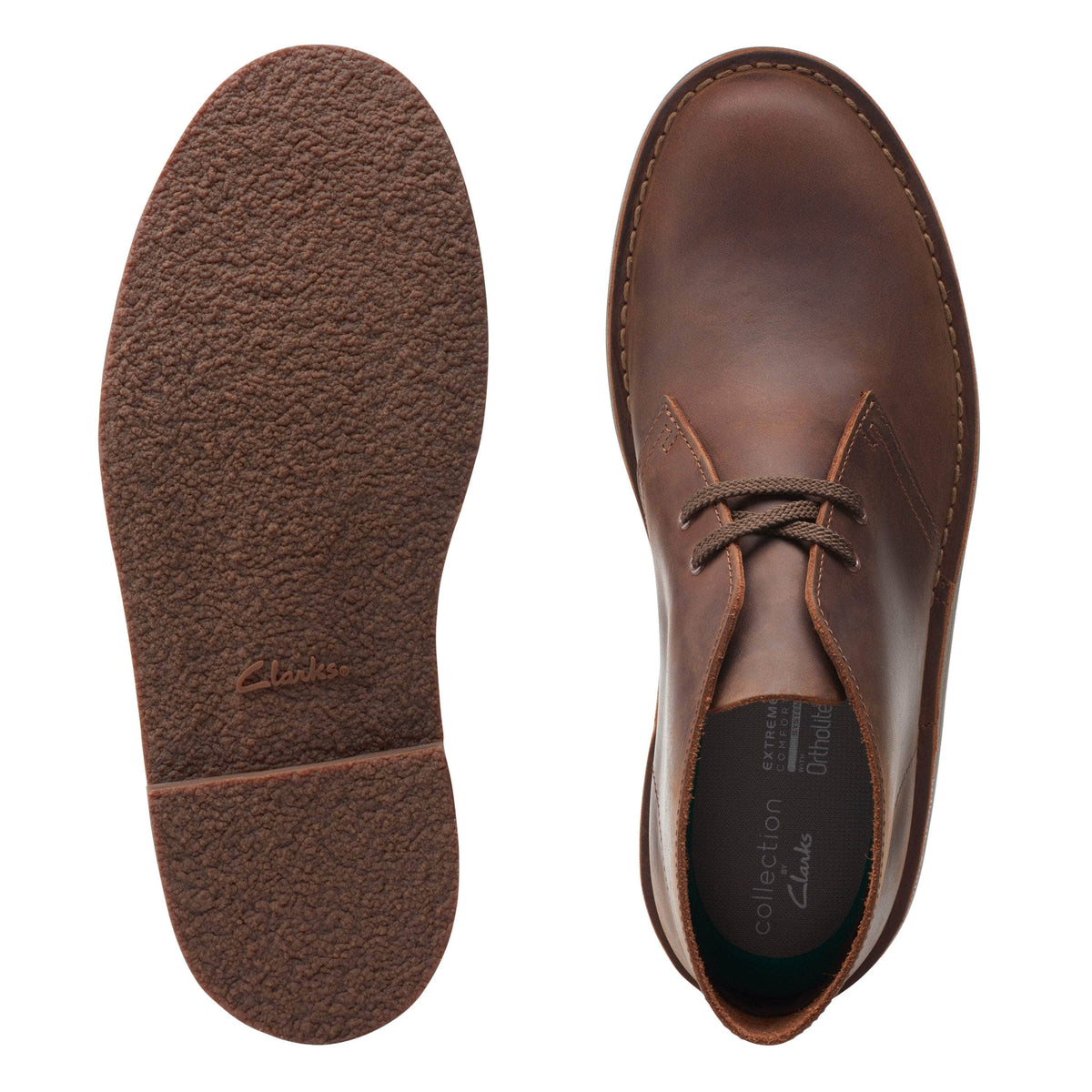 Clarks Bushacre 3 Dark Brown Lea - Men's