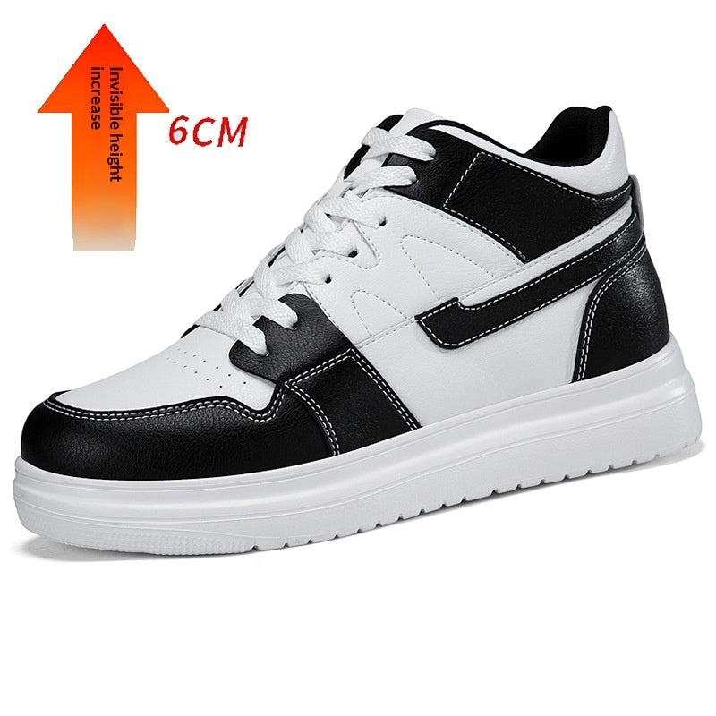Mens New Autumn Thick-soled Hidden-heel Mens Shoes