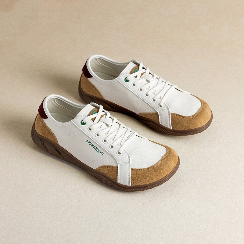 HOBIBEAR Springautumn PU Leather Wide-toe Shoes With Soft Soles