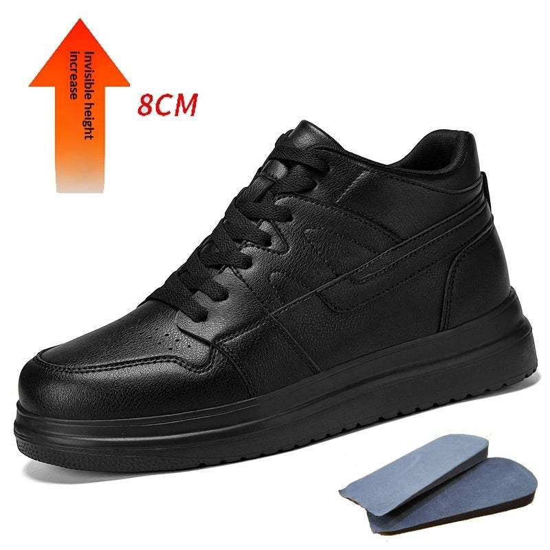Mens New Autumn Thick-soled Hidden-heel Mens Shoes
