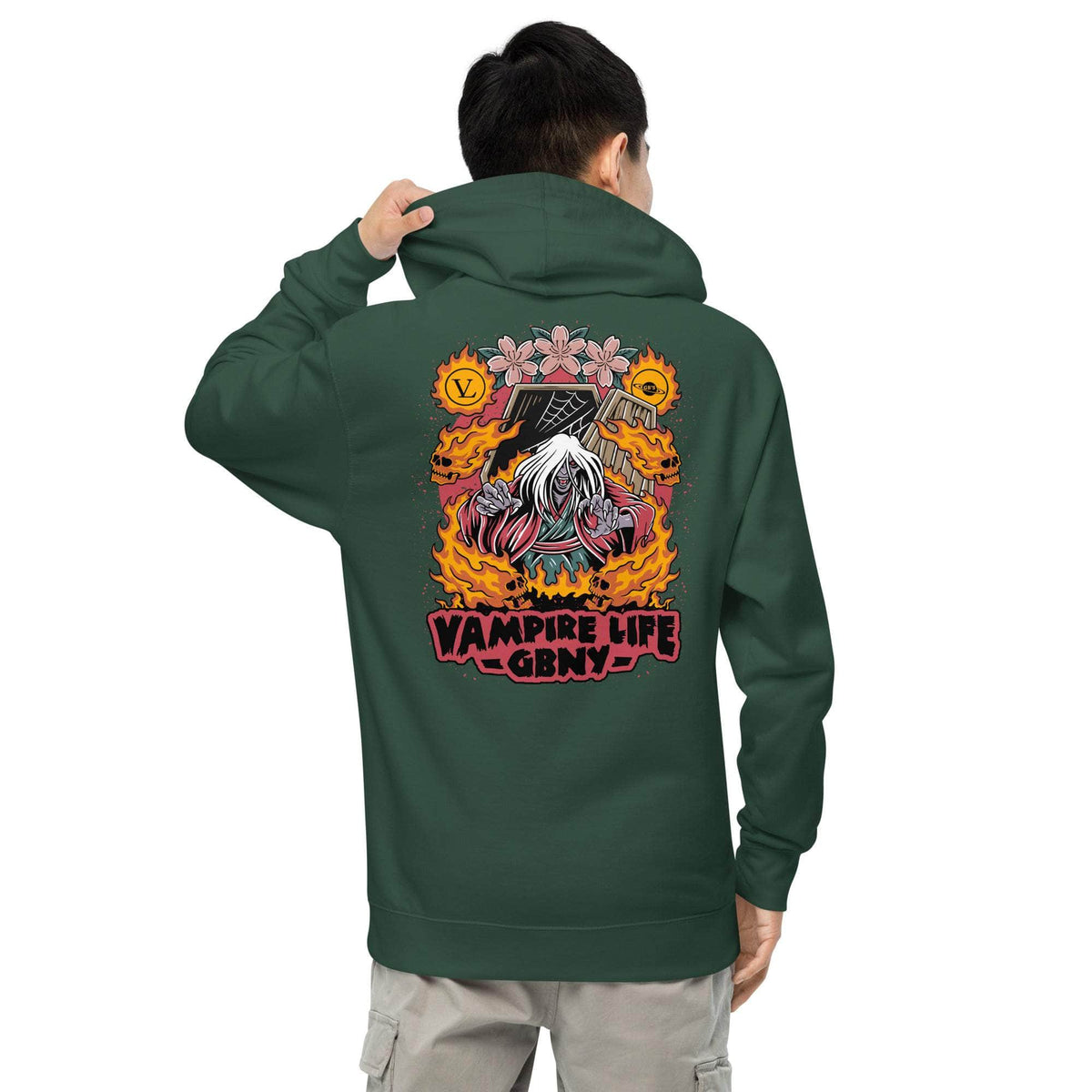 Vamp Life X GBNY "Fiery Vamp" Hoodie - Men's