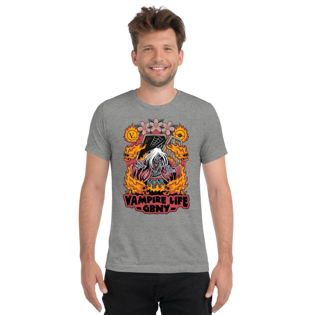 Vamp Life X GBNY "Fiery Vamp" T-shirt - Men's