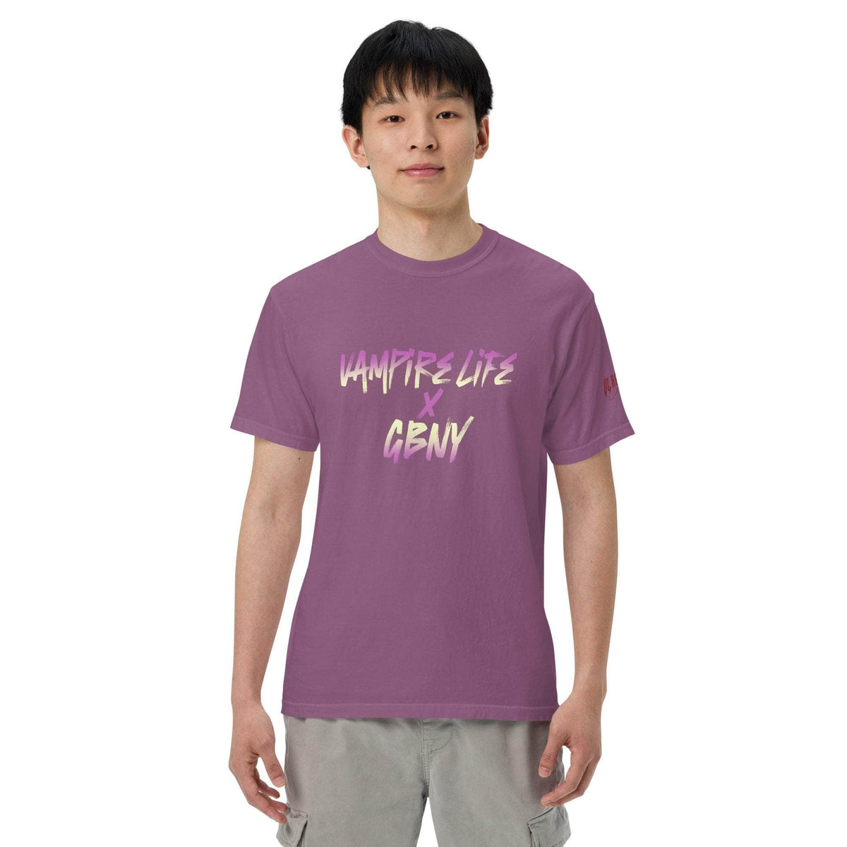 Vamp Life X GBNY "Rising Skull" dyed T-shirt - Men's