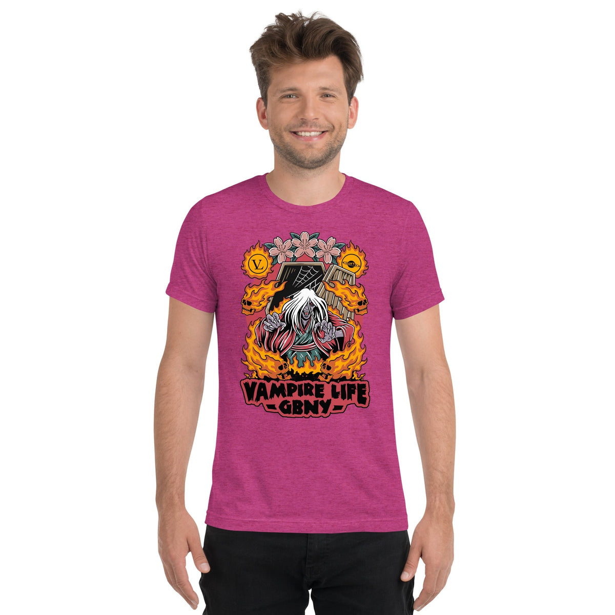 Vamp Life X GBNY "Fiery Vamp" T-shirt - Men's