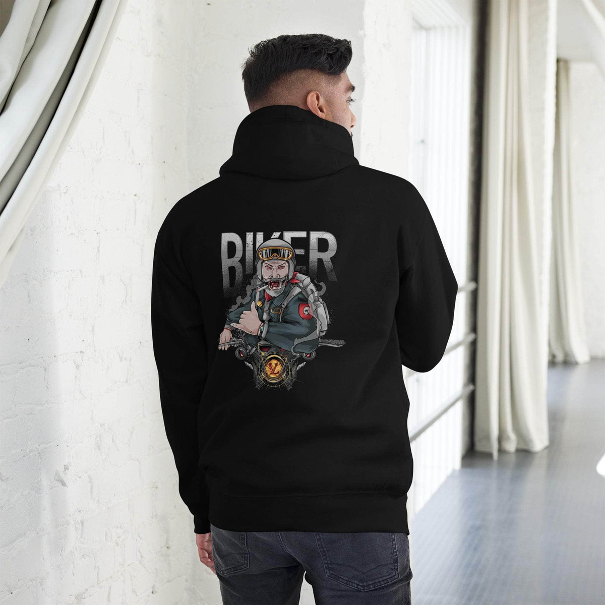 Vamp Life x GBNY Biker Hoodie - Men's