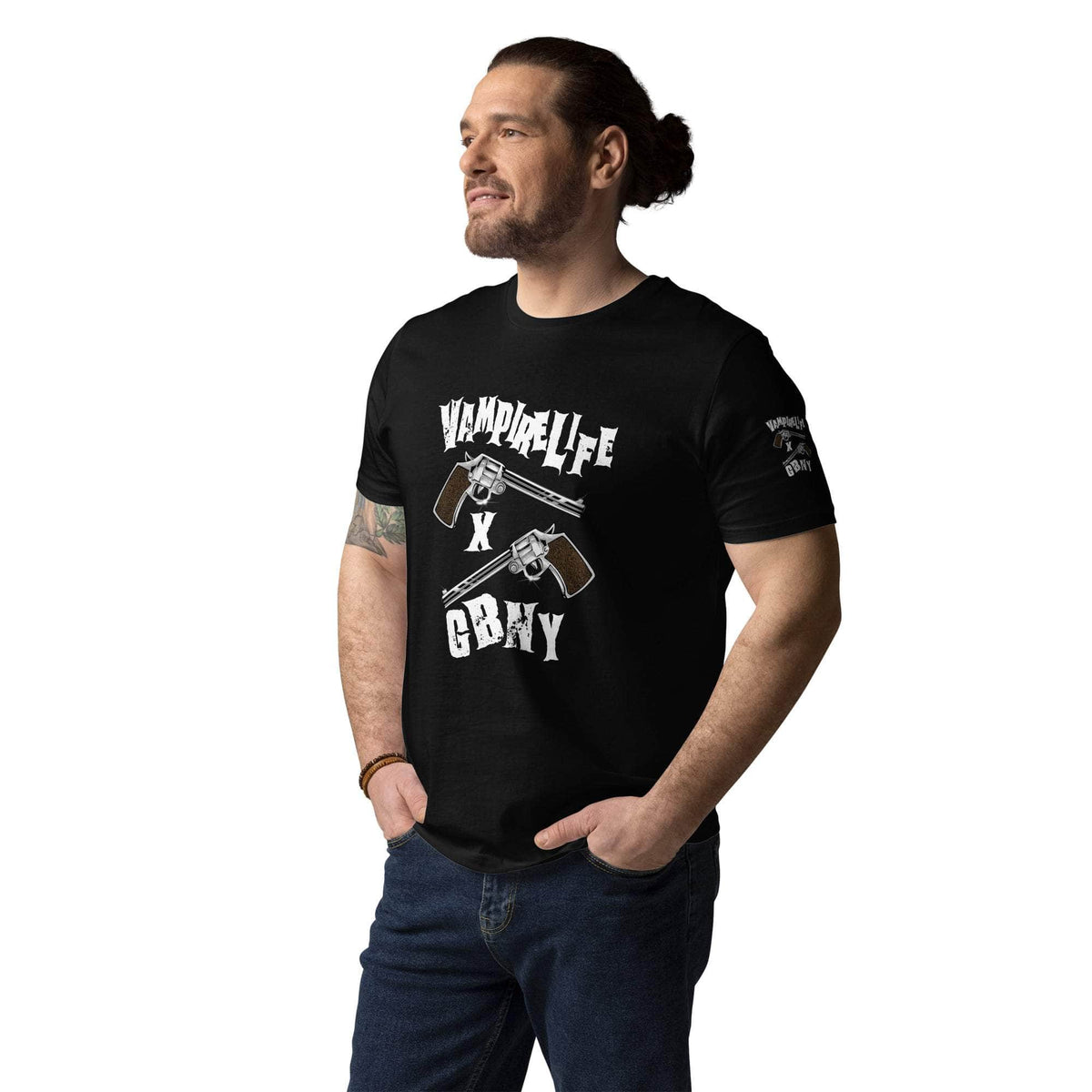 Vamp Life x GBNY Cowboy Gun Stock Tee - Men's