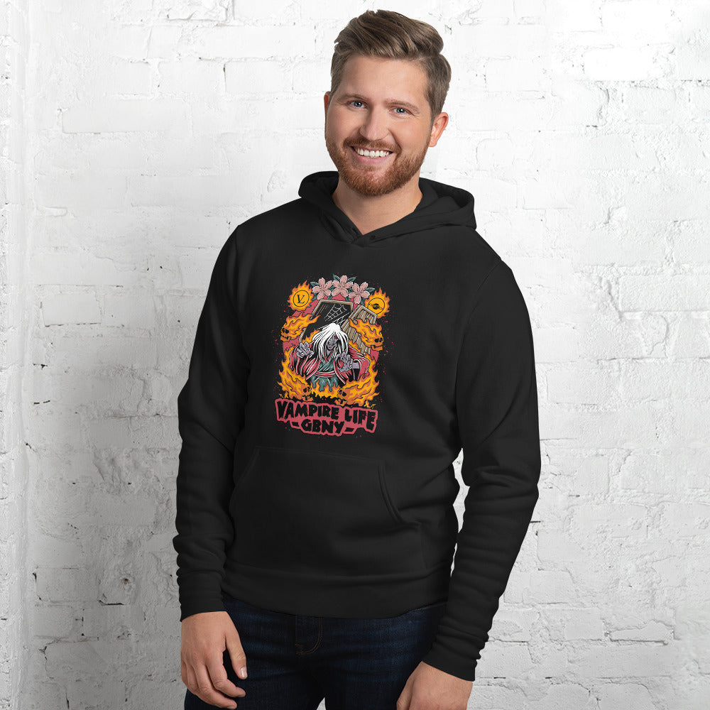 Vamp Life X GBNY "Fiery Vamp" Super Soft Hoodie - Men's
