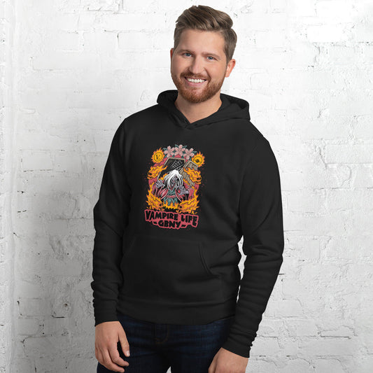 Vamp Life X GBNY "Fiery Vamp" Super Soft Hoodie - Men's