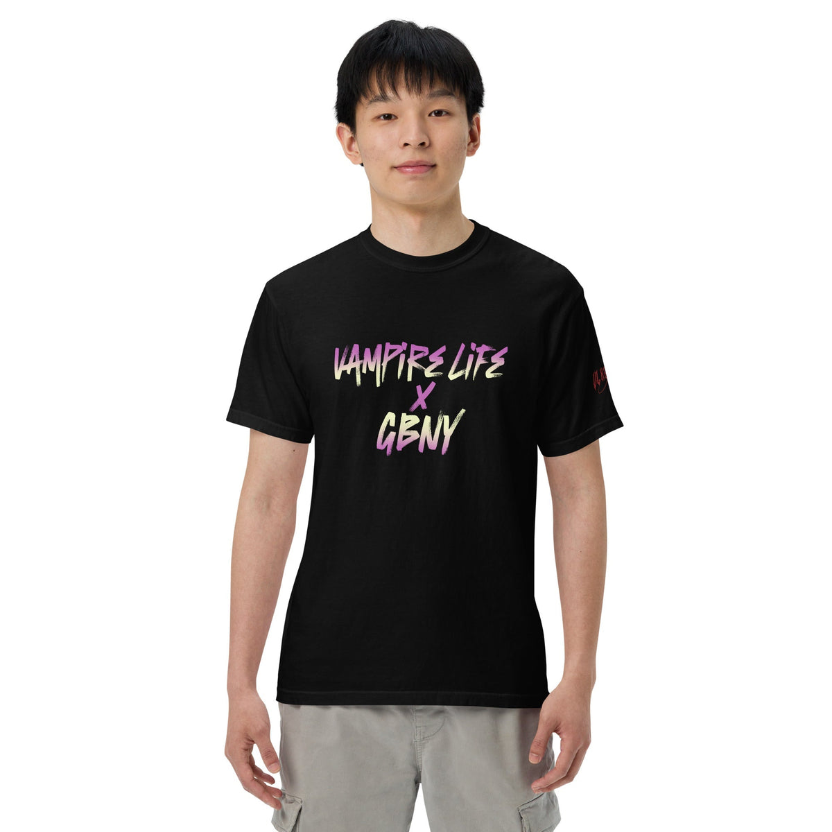 Vamp Life X GBNY "Rising Skull" dyed T-shirt - Men's