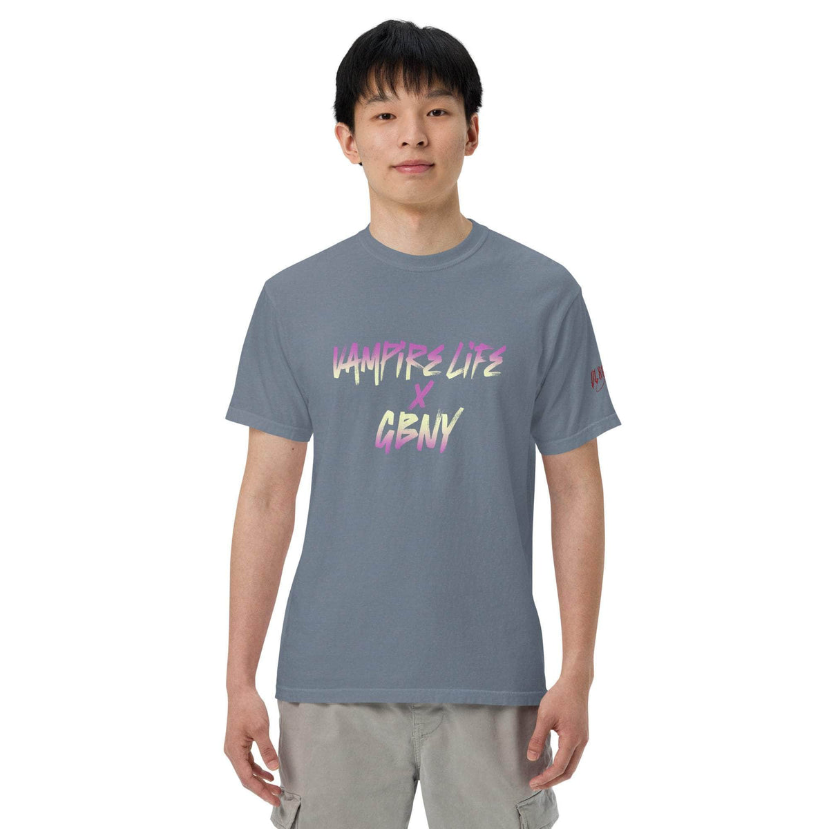 Vamp Life X GBNY "Rising Skull" dyed T-shirt - Men's