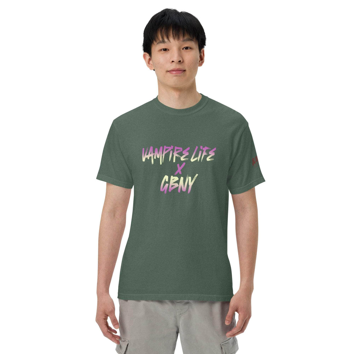 Vamp Life X GBNY "Rising Skull" dyed T-shirt - Men's